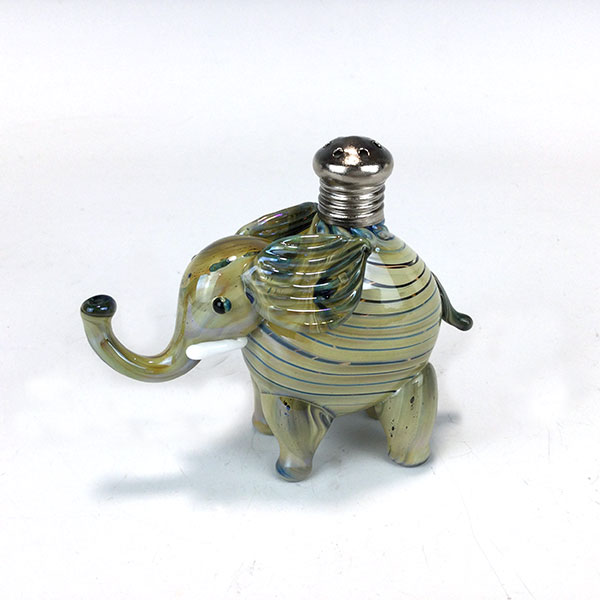 Blue Elephant Salt & Pepper Shakers